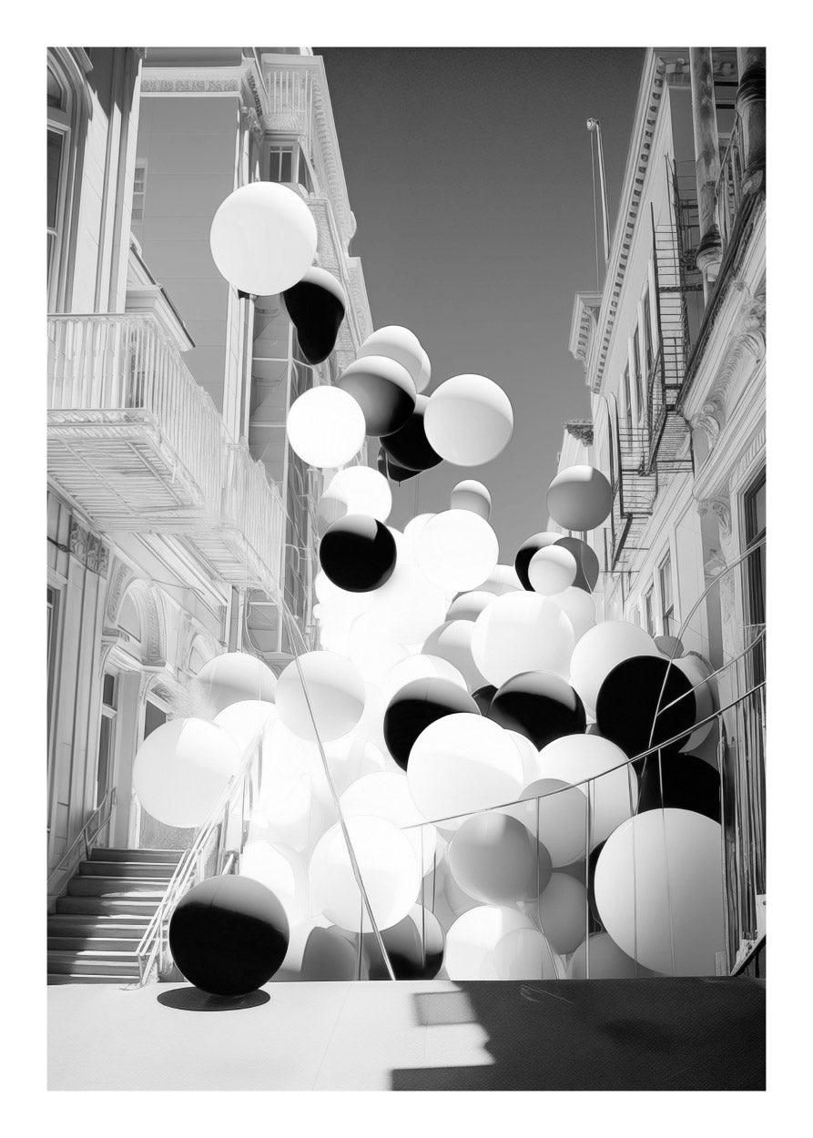 Balls Black and White 1