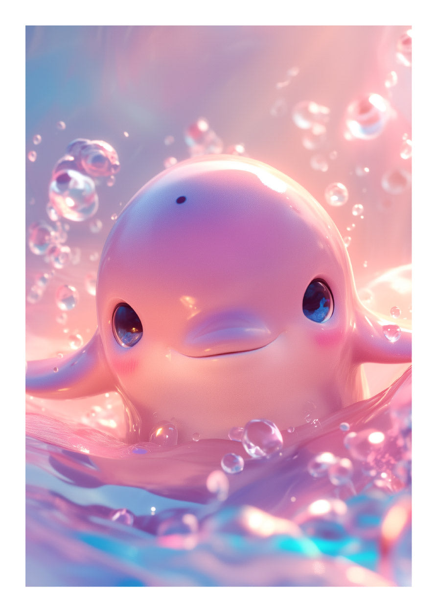 Cute Pink River Dolphin