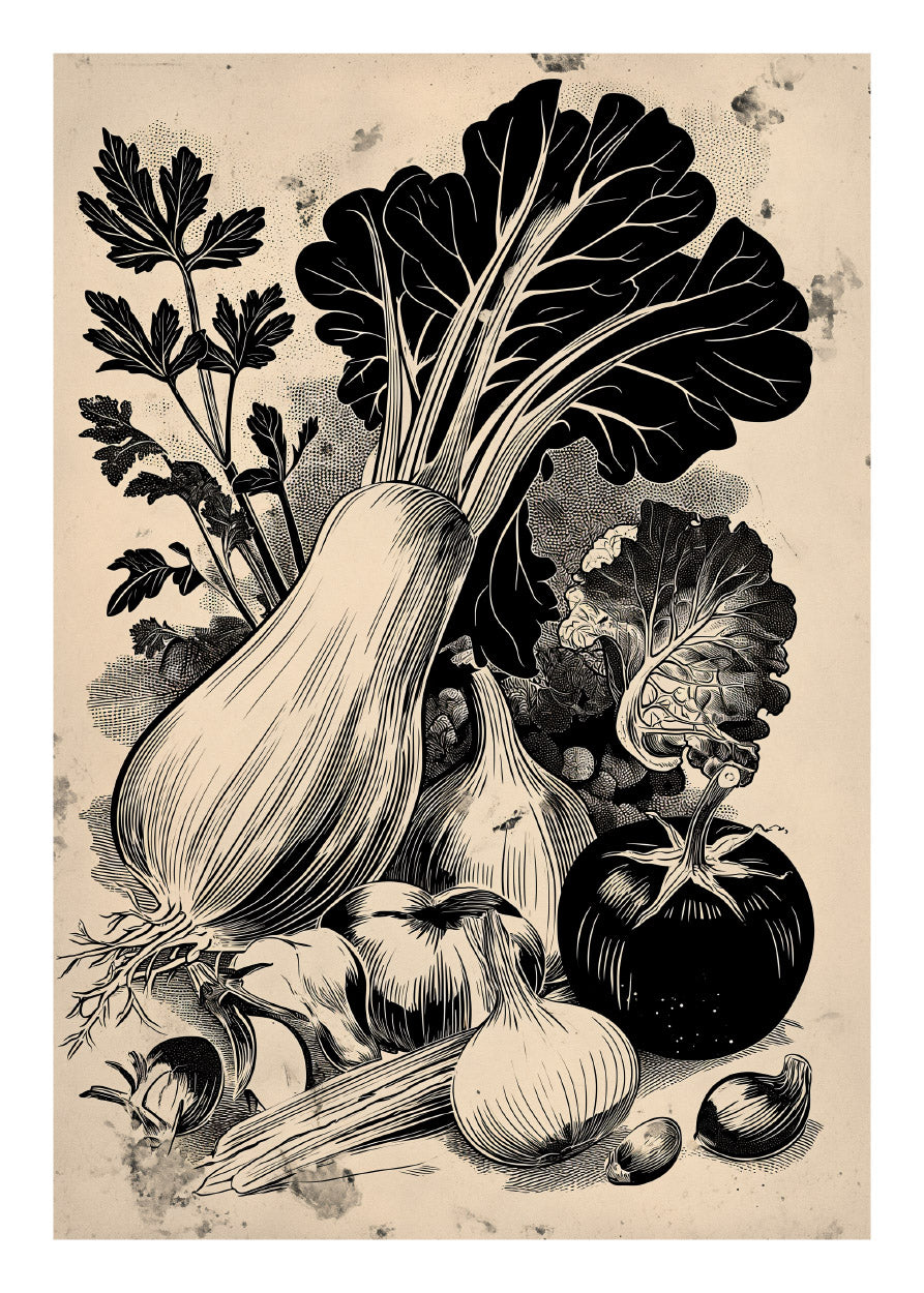 Vintage Vegetables 1