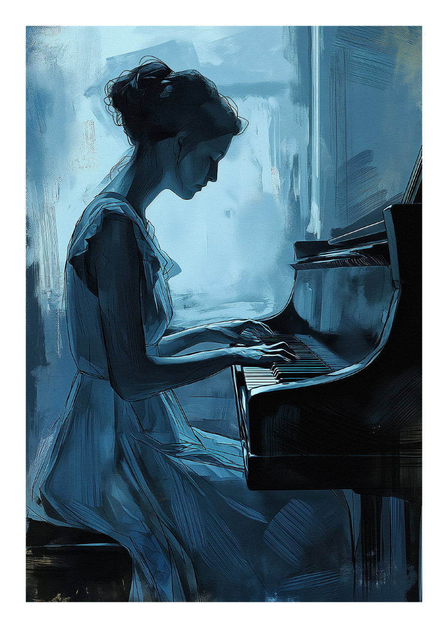 Woman Piano